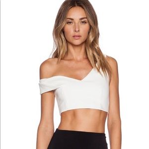Nicholas white crop top